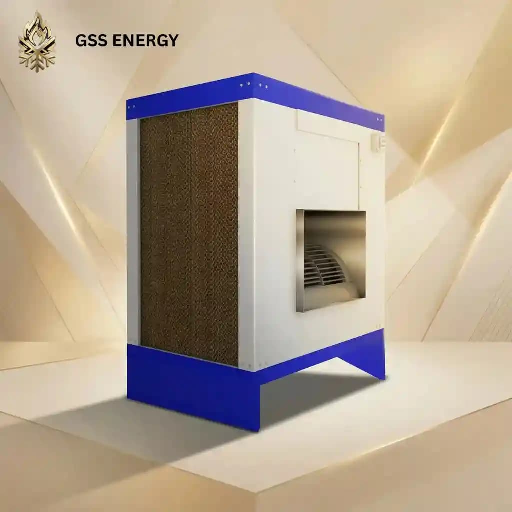 کولر صنعتی سانتریفیوژ کانالی GSS Energy با فشار استاتیکی بالا