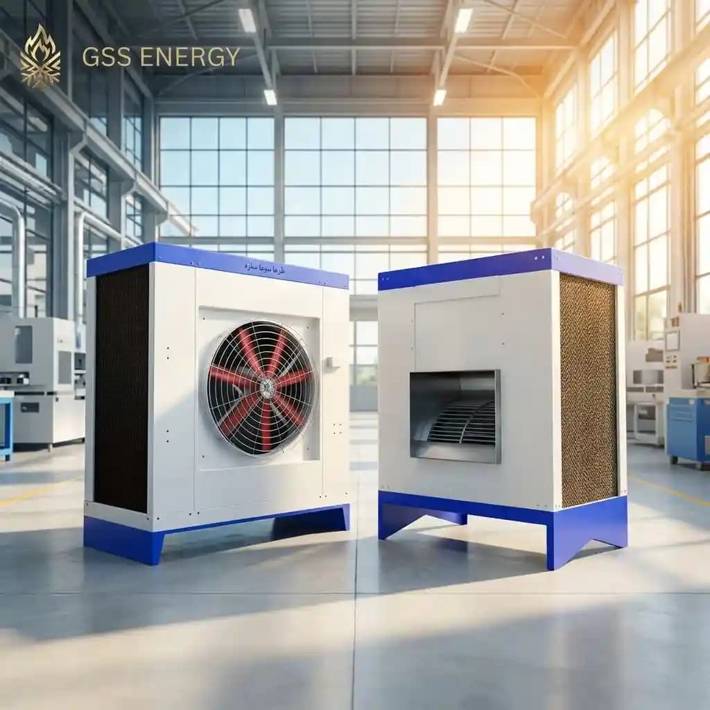 انواع کولر صنعتی آکسیال و سانتریفیوژ GSS Energy